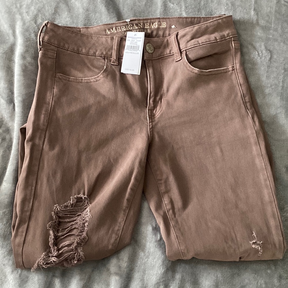 rose gold jeggings